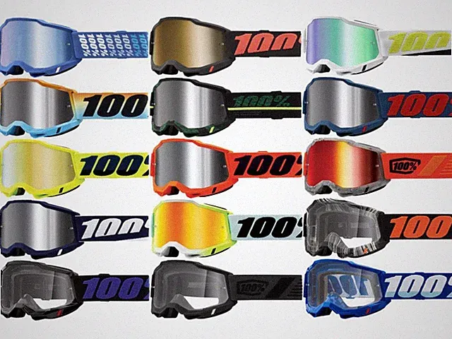 100% Accuri 2 Goggles Closeout Colors Adult Motocross Dirt Bike MX/ATV/UTV