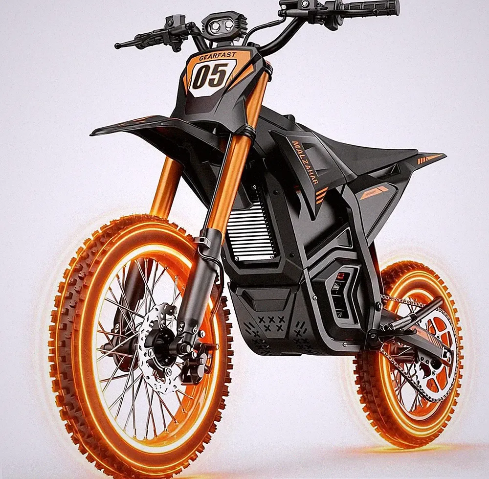 Electric Dirt Bike Peak 3000W 48V 21AH Bicycle 35MPH motorcycles for Teens Adult