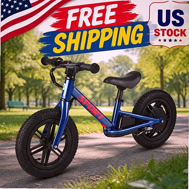 24V 100W Electric Balance Bike for Ages 3-5 | 12" E-Dirt Bike with Inflatab Kids