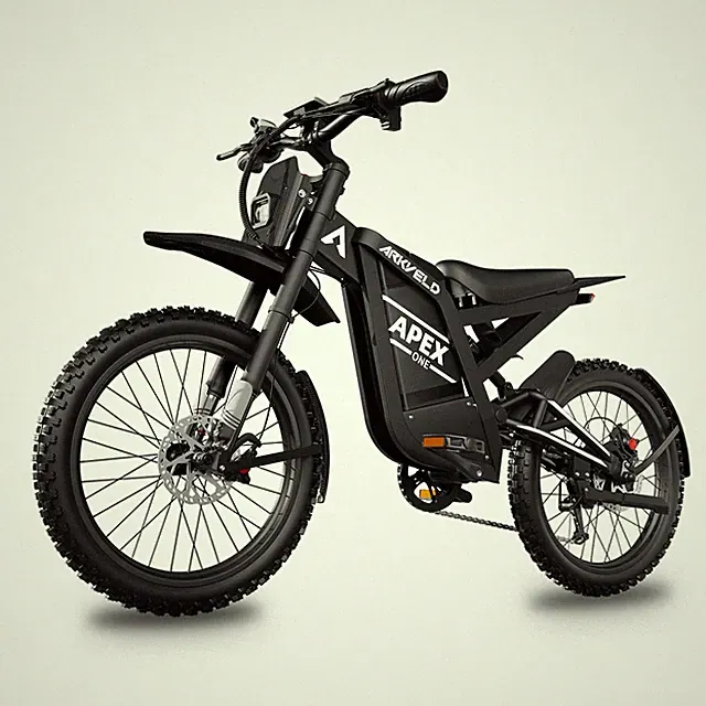 25"x 4.0" Electric Dirt Bike For Adults Peak 3000W Motor 48V 32AH 40MPH 80Miles