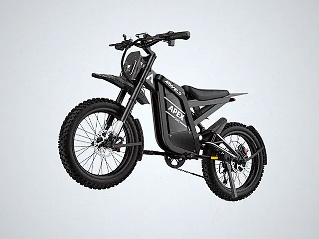 25"x 4"Electric Dirt Bike For Adult Peak 3000W 48V 32AH 40MPH 80 Mile Motorcycle