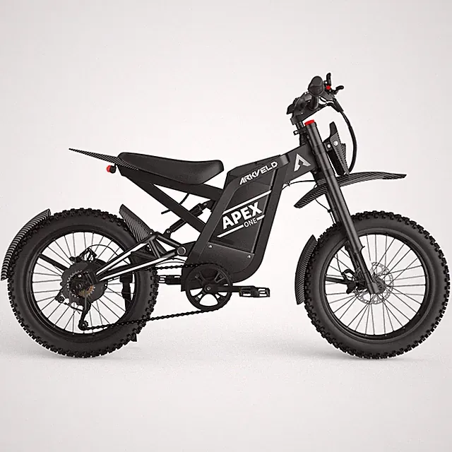 25"x 4" Electric Dirt Bike for adults Peak 3000W Electric Motorcycle 48V 32AH