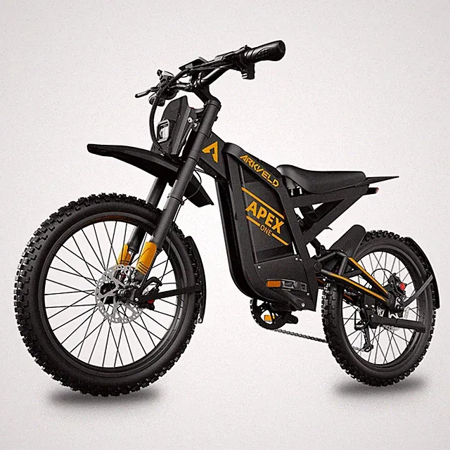 25" x 4" Fat Tire Electric Dirt Bike For Adults Peak 3000W 48V 32AH Motorcycle