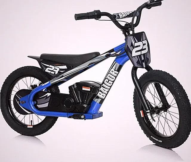250W 24V Kids Electric Dirt Bike 16'' Tire 3-Speed E-Balance Bike for 8-12