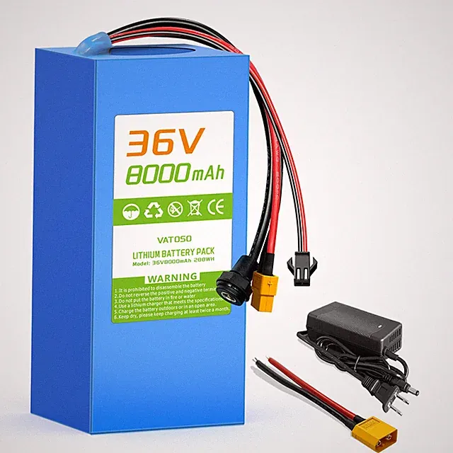36V 8Ah Lithium Ebike Battery with 25A BMS, for Jetson bike