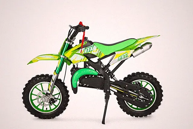 49cc DIRT BIKE GREEN KIDS ADULTS FUN MOTORBIKE 2 STROKE PETROL UK