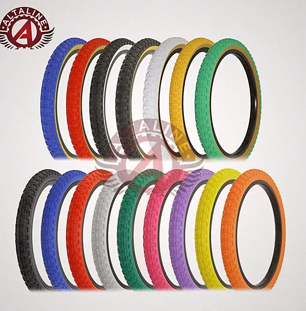 ALTALINE HIGH Performance BMX BICYCLE 20" x 2.125" DURABLE Rough COMP III TIRE.