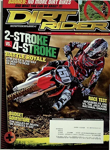 Dirt Rider - 2010, November - 2-Stroke vs 4-Stroke, Athena Factory Tour