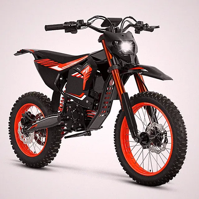Electric Dirt Bike 4500W Peak Electric Motorcycle 60V 28.8AH 50MPH 17"/14" Wheel