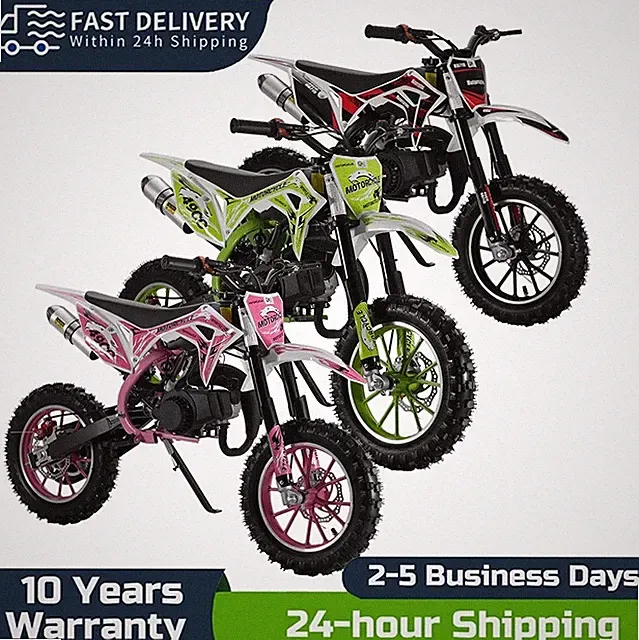 Gas Dirt Bikes Mini Dirt Bike 50CC 2-Stroke Gas Bike Motocross Moto for Kids