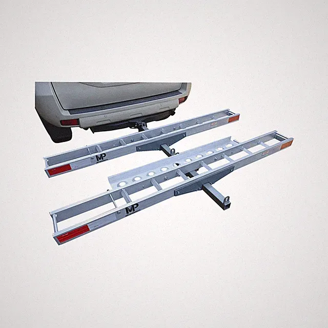 Heavy-Duty Double Motorcycle Hitch Carrier 600lb Capacity Fits 2 Dirt Bikes