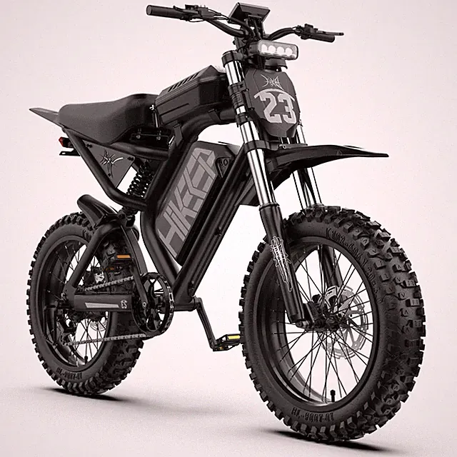Hikeep 3000W Peak Electric Dirt Bike 52V 40Ah 20'' Fat Tire Motorcycle Adults