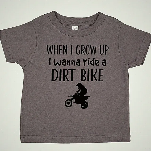 Inktastic Motocross Dirt Biking Future Dirt Biker Toddler T-Shirt Bike Race Kid
