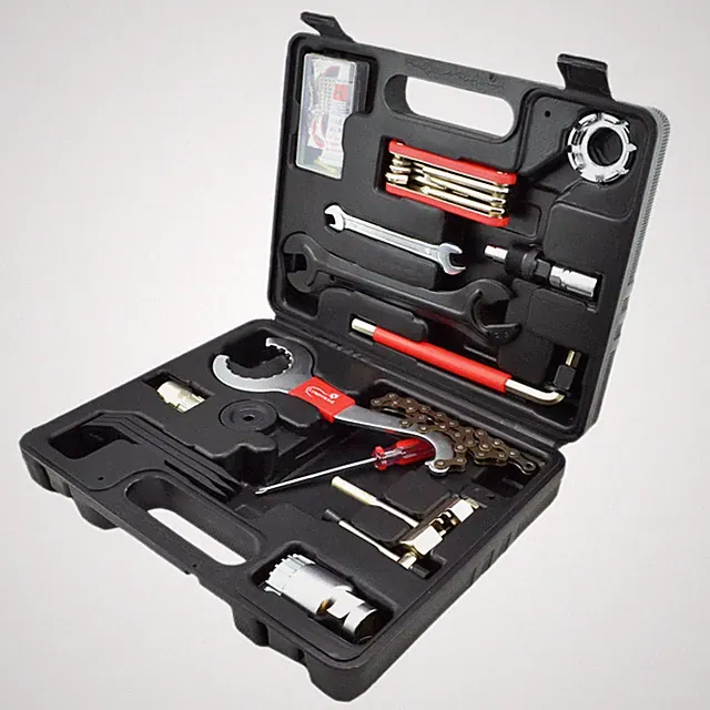 Lumintrail 26 Piece Mountain Dirt And Road Bike Repair Tools Kits - Bicycle