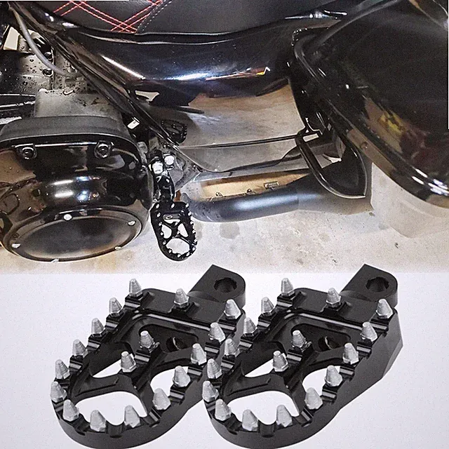 Motorcycle Wide Foot Pegs Footpeg Rear Pedal For Dirt Bikes Motorcycle Mini Bike