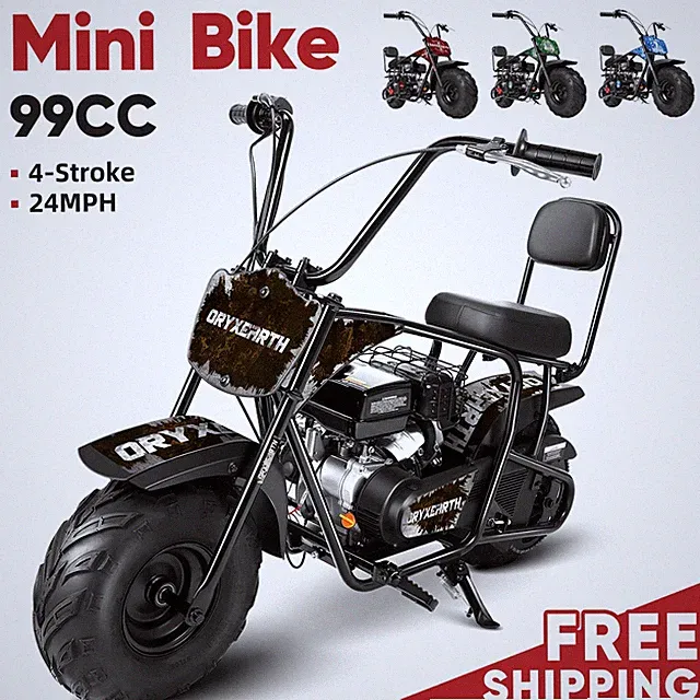 Oryxearth 99CC Mini Dirt Bike, Adult 4-Stroke Gas Powered Off Road Trail, Camo
