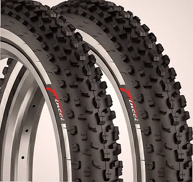 Pair 26X4.0 Fat Bike Tires - Foldable 26 Inch Bike Tires with Wear-Resistant Com