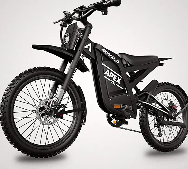 Peak 3000W 25In Fat Tire Electric Dirt Bike for Adults Motorbike 40MPH 48V 32AH