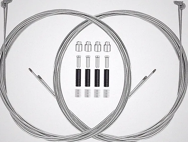 Professional 4PCS Bicycle Brake Cable Set - 2M Universal Fit for MTB/Road Bikes