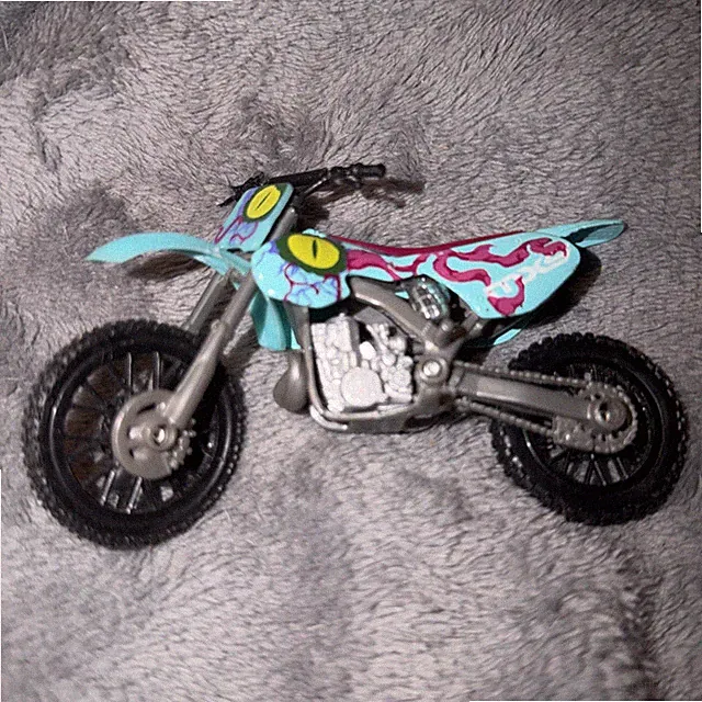 Road Champs MXS Racing Dirt Bike Toy blue monster 1867KT01