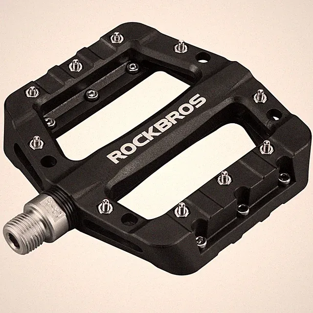 ROCKBROS MTB Pedals Mountain Bike Pedals Lightweight Nylon Fiber Bicycle Plat...