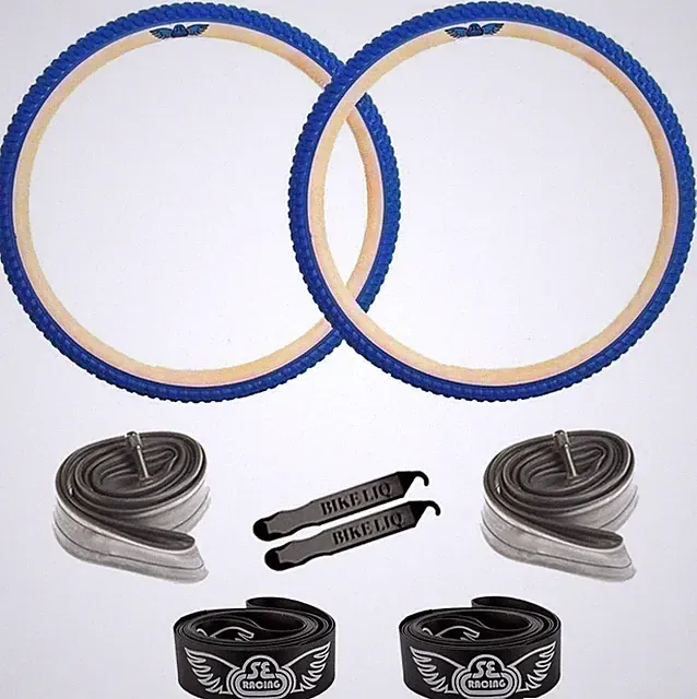 SE Bikes Cub OEM BMX Durable Wire Bead Replacement Dirt Street Bike Tire Tube...