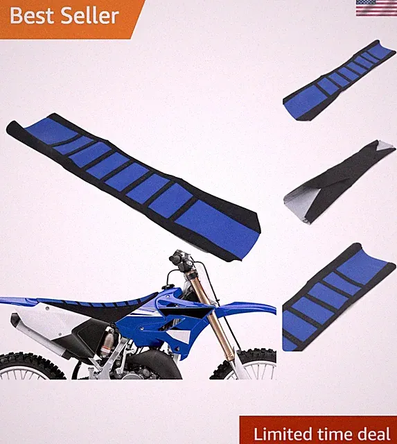 Universal Gripper Rubber Seat Cover - Enhance Comfort for YZ80 YZ85 Dirt Bikes
