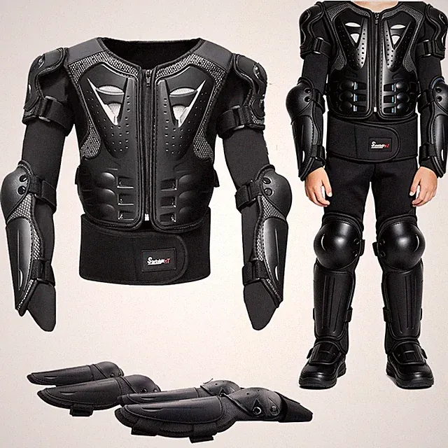 Upgrad Kids Motorcycle Armor Suit Teen Dirt Bike Gear Riding Protector Xmas Gift