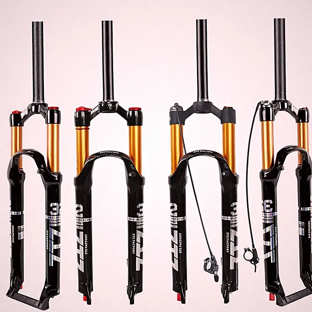 ZTZ 26/27.5/29 inch MTB Air Suspension Fork QR 9mm*100mm for XC/AM Mountain Bike